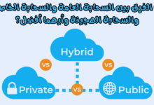 ما الفرق بين السحابة العامة والسحابة الخاصة والسحابة الهجينة وأيهما أفضل؟
