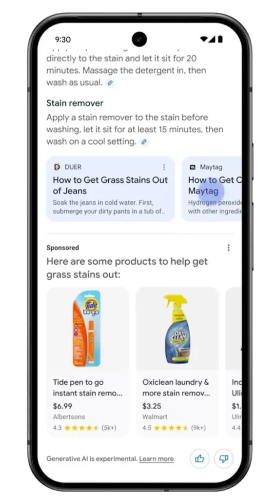  اعلانات AI Overviews