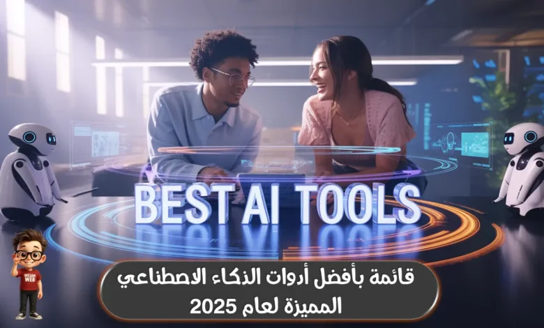 قائمة بأفضل أدوات الذكاء الاصطناعي المميزة لعام 2025
