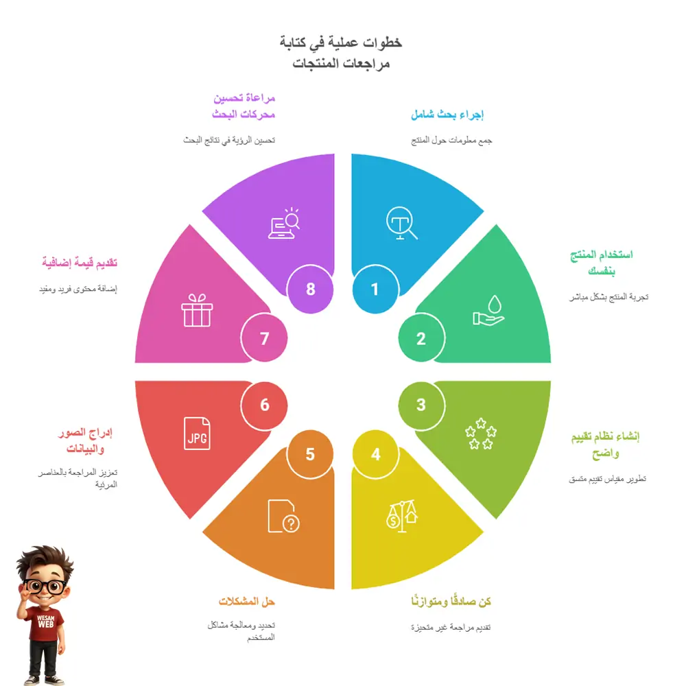 خطوات عملية في كتابة مراجعات المنتجات