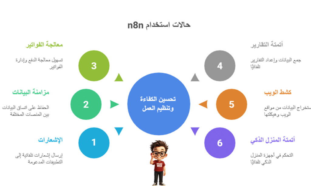 حالات استخدام NodeMation