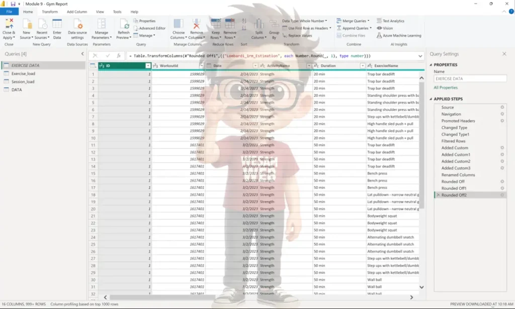 Power Query – واجهة معالجة البيانات