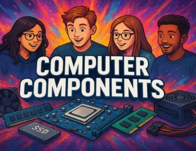 مكونات الحاسوب Computer Components: شرح تفصيلي لأجزاء الكمبيوتر الداخلية ووظائفها