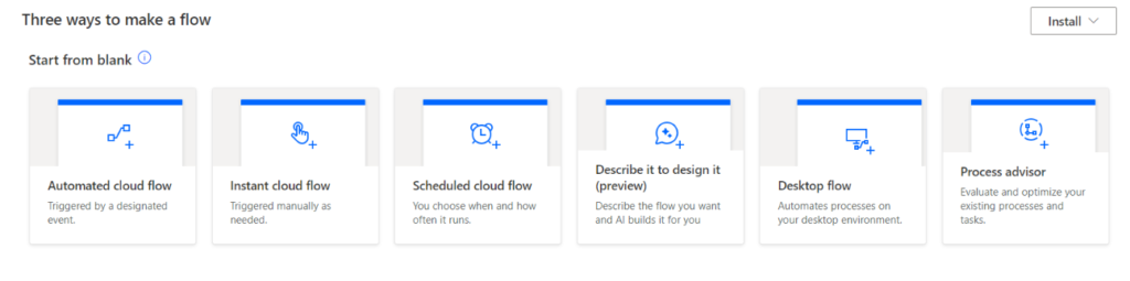 كيف تعمل التدفقات في Power Automate