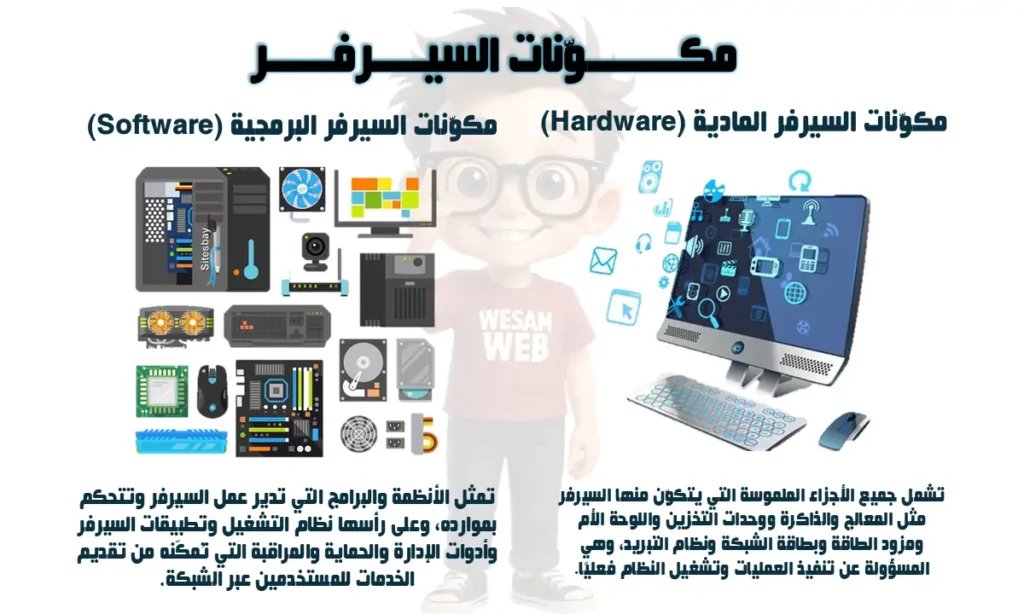 مكوّنات السيرفر