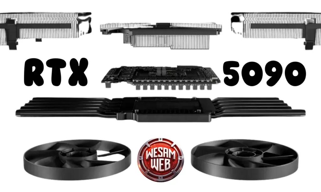 تصميم المشتت الحراري (المبرد) في NVIDIA GeForce RTX 5090
