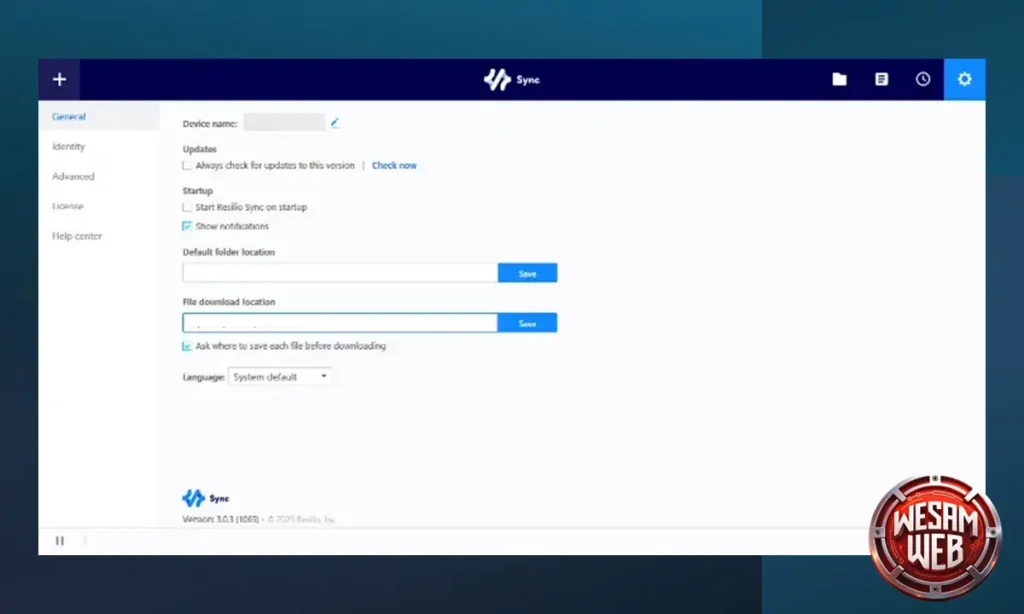 برامج النسخ الاحتياطي غير المتصل بالإنترنت، Resilio Sync