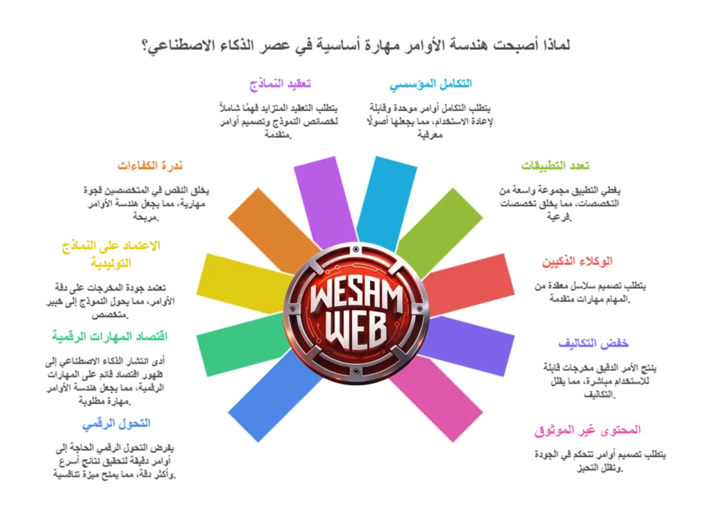 لماذا أصبحت هندسة الاوامر مهارة أساسية في عصر الذكاء الاصطناعي