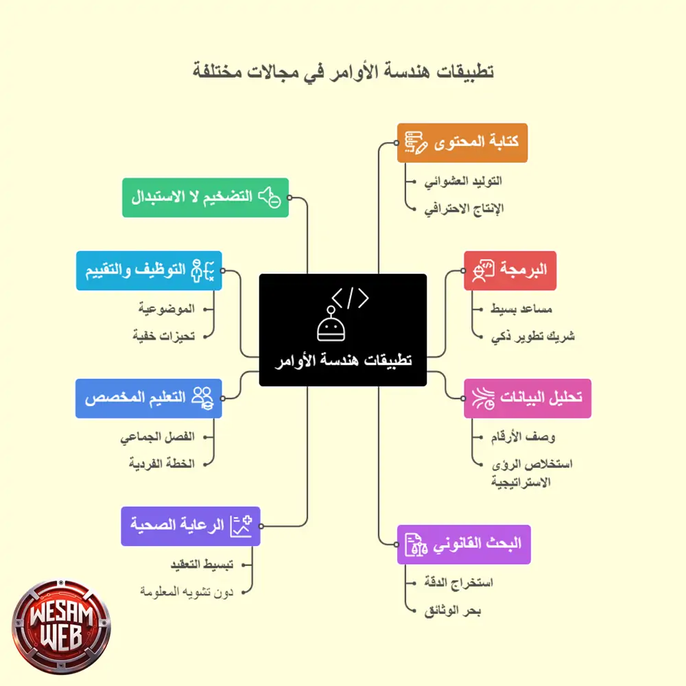 تطبيقات هندسة الأوامر في مجالات مختلفة: من الأتمتة إلى التضخيم البشري