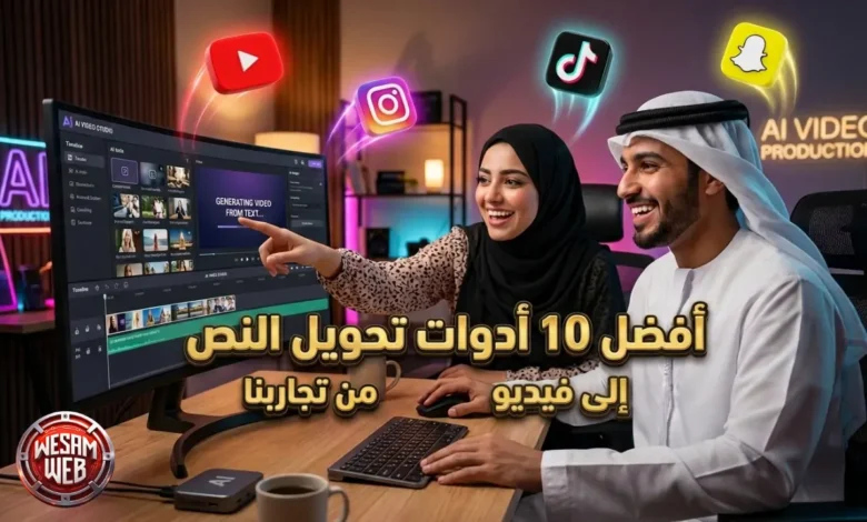 أفضل 10 أدوات تحويل النص إلى فيديو بالذكاء الاصطناعي من تجاربنا