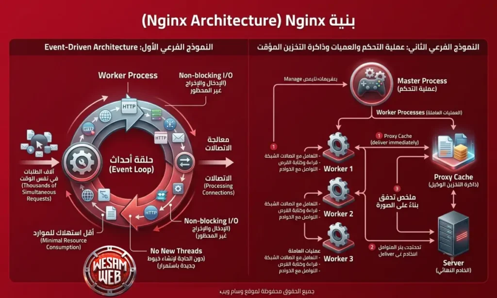 بنية Nginx (Nginx Architecture)