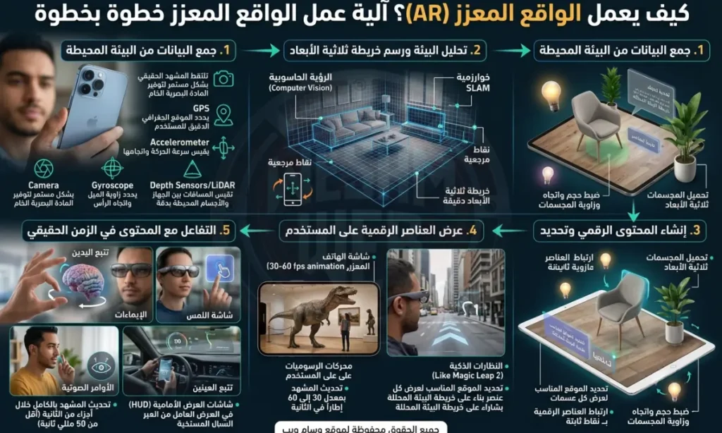 كيف يعمل الواقع المعزز (AR)؟