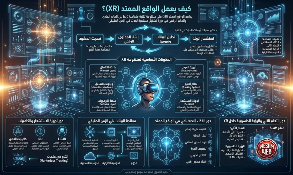كيف يعمل الواقع الممتد (XR)