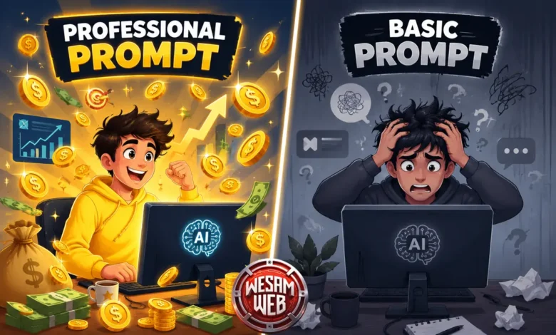 كيفية كتابة برومبت Prompt احترافي لنتائج خيالية للذكاء الاصطناعي خطوة بخطوة