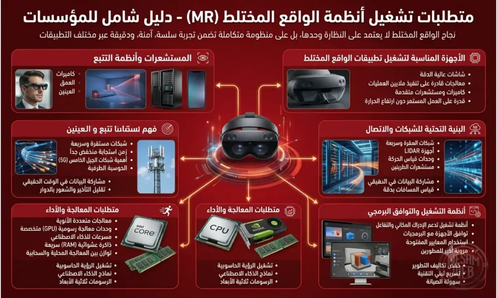 متطلبات تشغيل أنظمة Mixed Reality