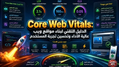 Core Web Vitals: الدليل التقني لبناء مواقع ويب عالية الأداء وتحسين تجربة المستخدم