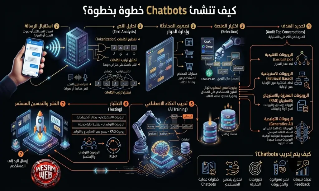 كيف تنشئ Chatbots خطوة بخطوة؟
