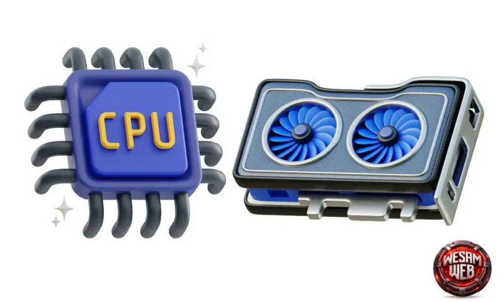 المعالجات CPU ووحدات معالجة الرسومات GPU