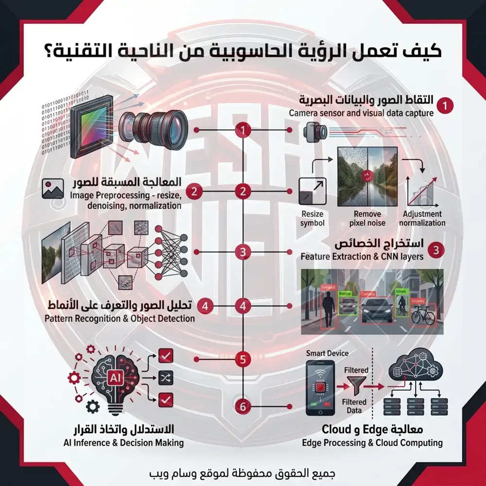 كيف تعمل الرؤية الحاسوبية من الناحية التقنية؟