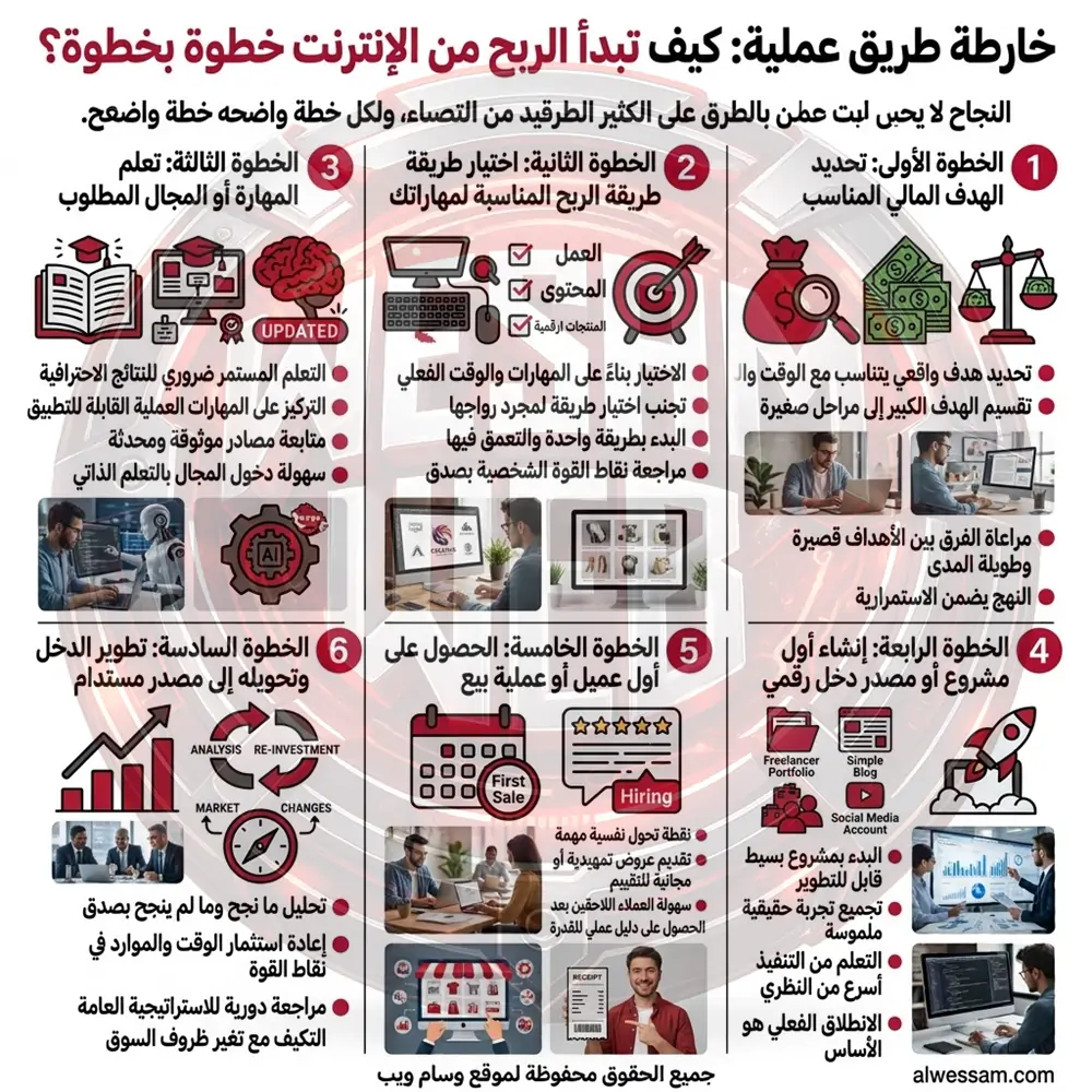 كيف تبدأ خطوة بخطوة؟