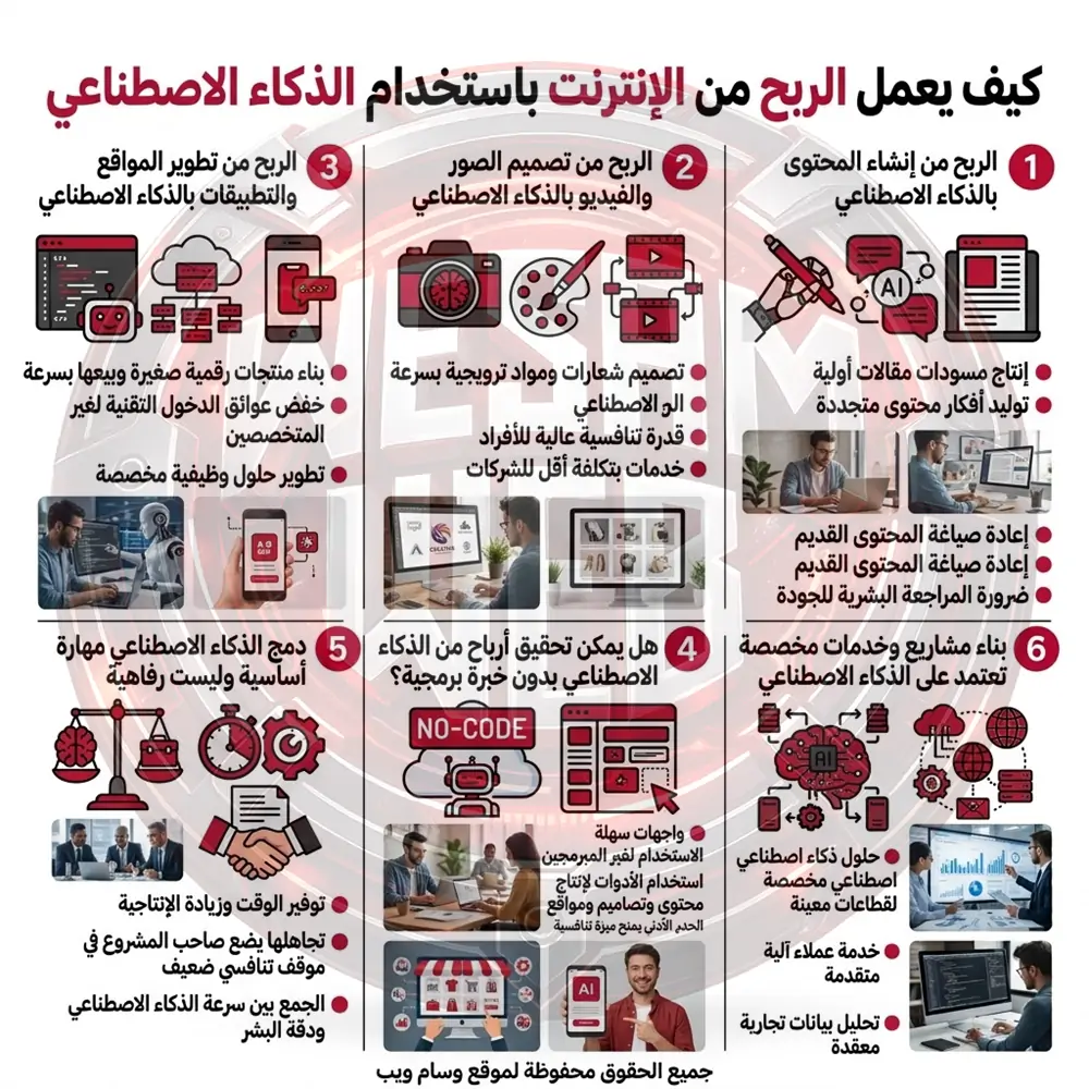 جني المال باستخدام الذكاء الاصطناعي