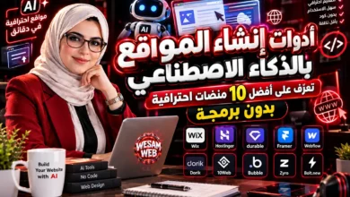 أدوات إنشاء المواقع بالذكاء الاصطناعي: أفضل 10 منصات احترافية بدون برمجة
