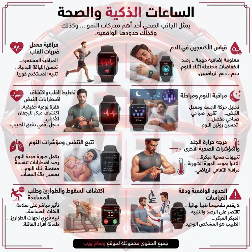 الساعات الرقمية والصحة