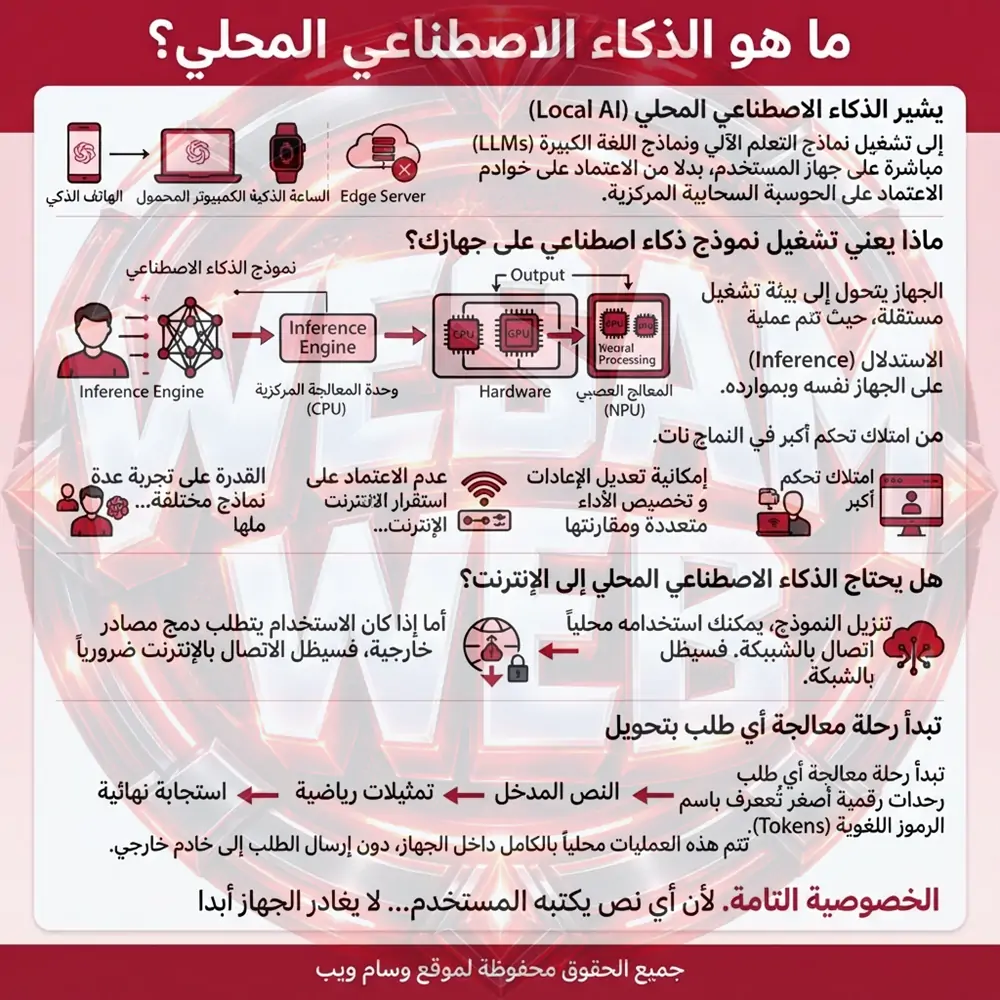 ماذا يعني تشغيل نموذج ذكاء اصطناعي على جهازك؟