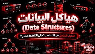 هياكل البيانات (Data Structures): الدليل الشامل من الأساسيات إلى الأنظمة الحديثة