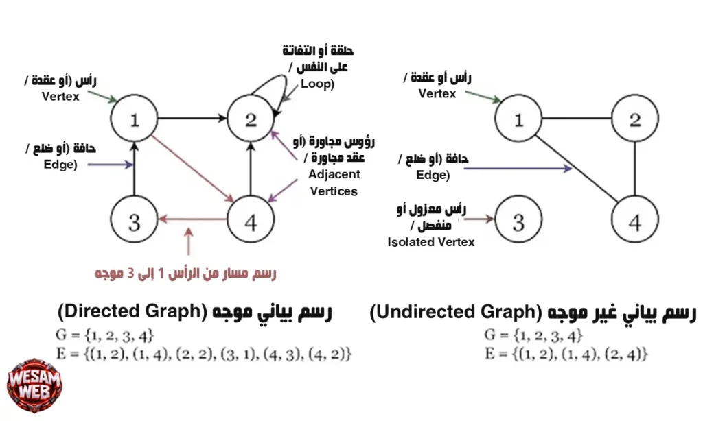 ما هي الرسوم البيانية في الداتا ستركشر؟