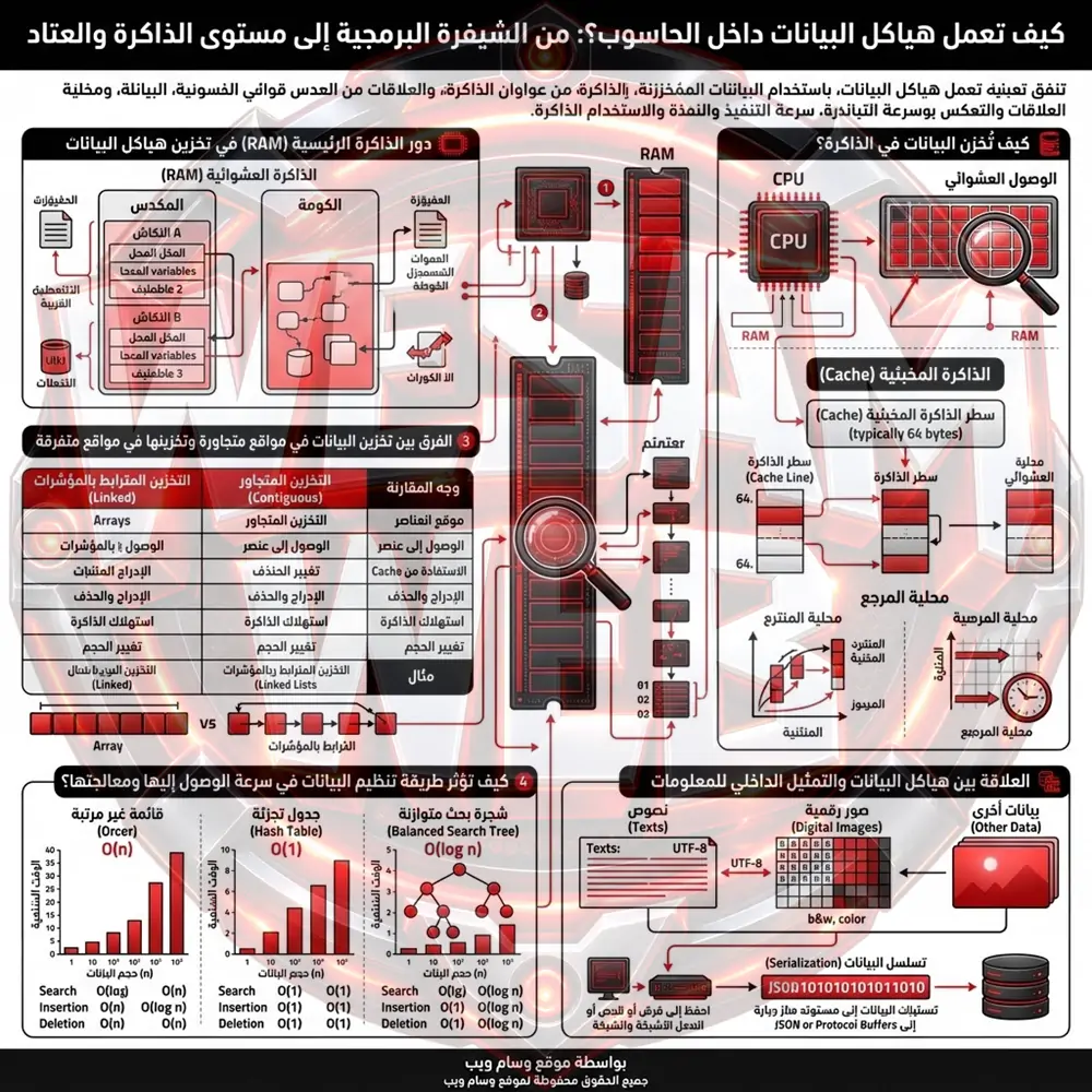 كيف تعمل هياكل البيانات؟